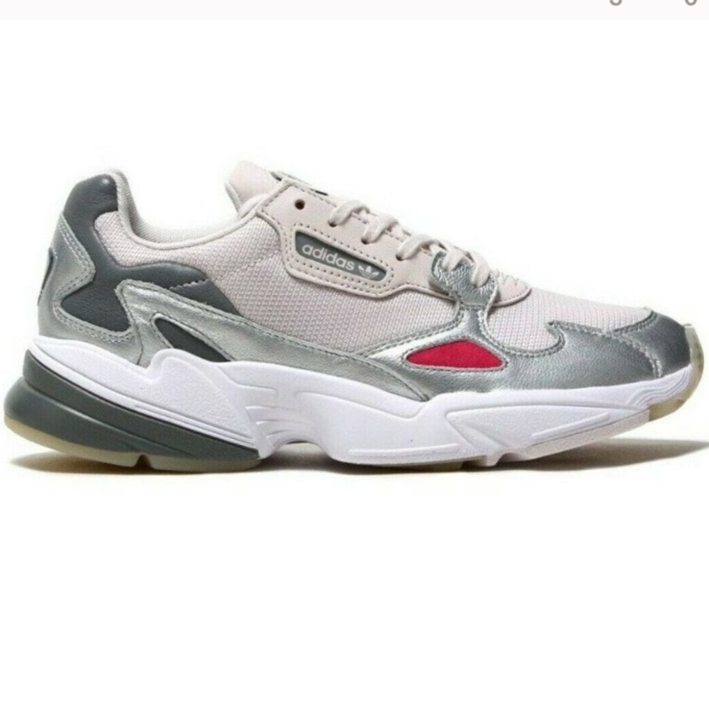 adidas Falcon Orchid Tint Silver Metallic Sneakers - Picture 5 of 14